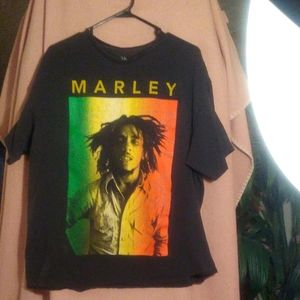 Bob Marley Black T Size 2XL